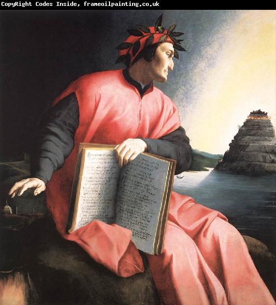 BRONZINO, Agnolo Allegorical Portrait of Dante f